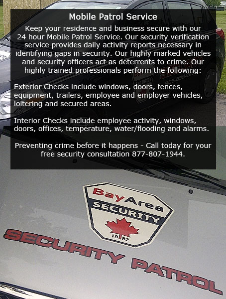 Mobile Security Patrol, Uniformed Security Patrol
